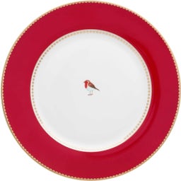 Pip Studio Love Birds - Piatto Rosso - 26,5 cm