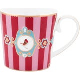 Pip Studio Love Birds Tasse gestreift, groß