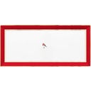 Love Birds Rectangular Cake Plate, 33.3 x 15.5 cm - Red