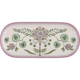 Kuchenteller oval Lily & Lotus 33,3 x 15,5 cm