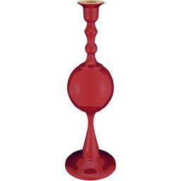 Pip Studio Metal Sphere - svečnik, Dark Red - 37 cm