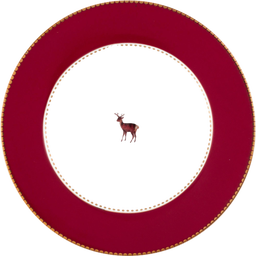 Pip Studio Teller Love Birds Deer Dark Red - 17 cm