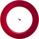 Pip Studio Love Birds Deer Dark Red Plate - 26,5 cm