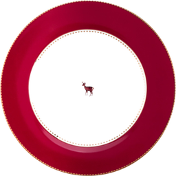 Pip Studio Love Birds Deer Dark Red Plate - 26,5 cm