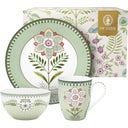 Pip Studio Frühstücks-Set Lily & Lotus, 3-teilig - Hellgrün
