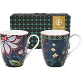 Pip Studio Becher Berry Blues 2er - Set