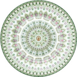 Gebäckteller Lily & Lotus Moon Delight 17 cm - Hellgrün