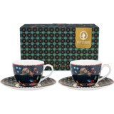 Espressotassen & Untertassen 2er-Set Berry Blues
