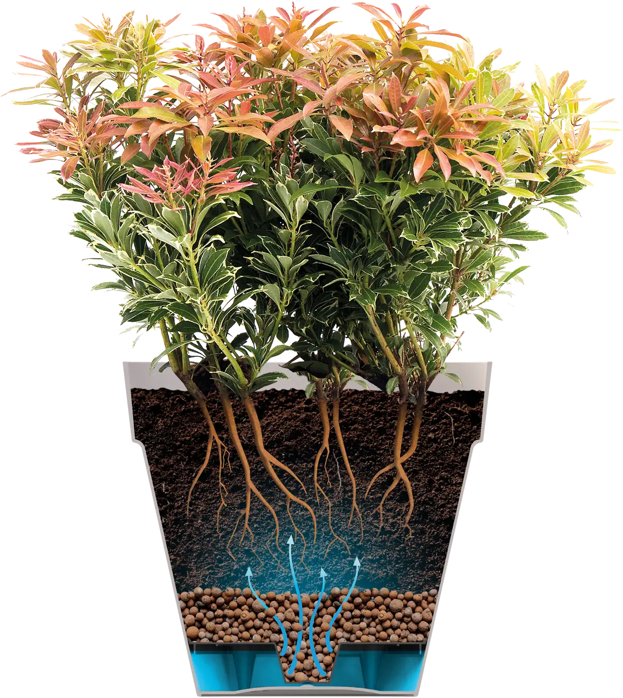 elho loft urban Rund Kruka 42 cm - Hög
