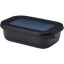 Recipiente Multiusos Cirqula - Rectangular 500 ml, Nordic Black