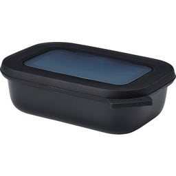 Recipiente Multiusos Cirqula - Rectangular 500 ml - Nordic Black