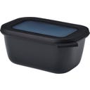 Mepal Cirqula Multi Bowl rectangular 750 ml - Nordic Black