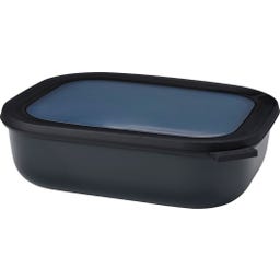 Mepal Multischüssel Cirqula rechteckig 2 l - Nordic Black