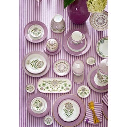 Pip Studio Lily & Lotus Tile Plate 26.5 cm - Purple