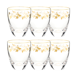 Pip Studio Winter Wonderland - Bicchiere Acqua Gold - 6 pezzi
