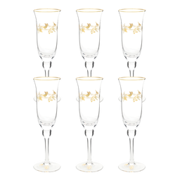Pip Studio Champagneglas Winter Wonderland Guld - 6 st.