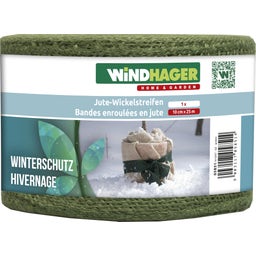 Windhager Burlap Strips 10cm x 25m - Moss Green