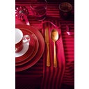 Stoffserviette Stripes Dark Red 4er-Set 40 x 40 cm - 1 Set