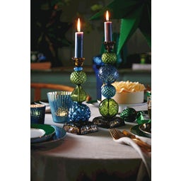 Pip Studio Papier-Weihnachtsstern Stripes 60cm - Dark Green