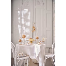Tortenteller Metal Sphere White-Gold 32 x 12,5 cm - 1 Stk
