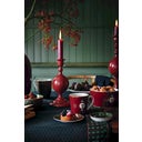 Pip Studio Kerzenhalter Metal Sphere Dark Red - 24 cm