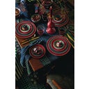 Pip Studio Kerzenhalter Metal Sphere Dark Red - 24 cm