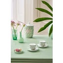 Espressotassen & Untertassen 2er-Set Lily & Lotus - Hellgrün