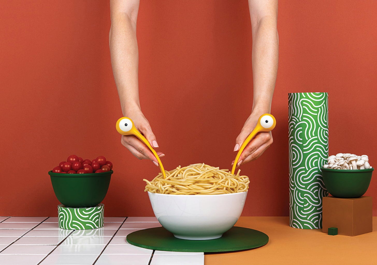 Ototo Pasta Monsters Serving Cutlery - 1 item