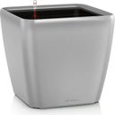 Lechuza QUADRO Premium LS 50 Planter - Silver metallic