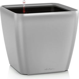 Lechuza QUADRO Premium LS 50 Planter - Silver metallic