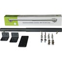 Camelion 180/170 Soft Close Garden Gate Closer, 80° Angle + Plate, Anthracite Matt - 1 set