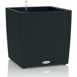 Lechuza Jardinière CUBE Cottage 40 - Noir graphite