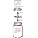 Coperchio per Fermentazione - Set di 4 Pezzi - 1 set