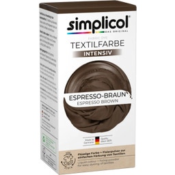 simplicol Barva za tekstil Intensiv - espresso rjava