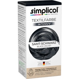 simplicol Textilfarbe Intensiv - Samt-Schwarz