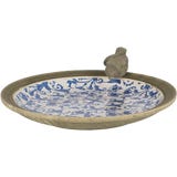 Esschert Design Abrevadero para P&aacute;jaros Aged Ceramic