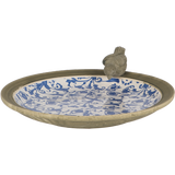 Esschert Design Aged Ceramic ptičja kopel