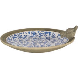 Esschert Design Aged Ceramic ptičja kopel - 1 kos