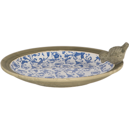 Esschert Design Aged Ceramic Birdbath - 1 item