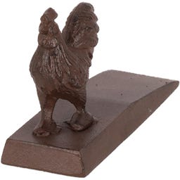 Esschert Design Cuña para Puertas - Gallo - 1 ud.