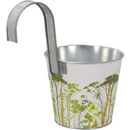 Esschert Design Fioriera con Gancio - Erbe Aromatiche - 1 pz.