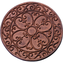 Esschert Design ''Flower Pattern'' Base Plate - 1 item