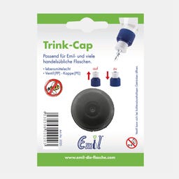 Emil – die Flasche® Drinking Cap, blister pack - Black