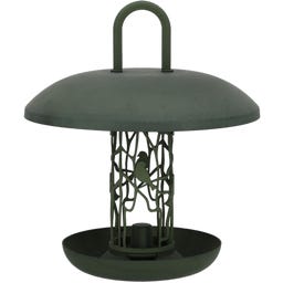 Esschert Design Recyceltes Meisenknödelsilo mit Schale - 1 Stk