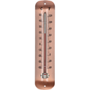 Esschert Design Z bakrom prevlečen termometer - 1 kos