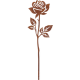 Esschert Design Rustic Garden Stake "Rose"