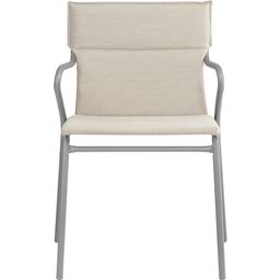 Lafuma ANCONE Chair With Armrests, Titane - Latte
