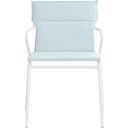Lafuma ANCONE Chair With Armrests, Kaolin - Celadon (blue)