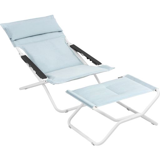 Lafuma Deck Chair BAYANNE, Kaolin - Celadon (blue)