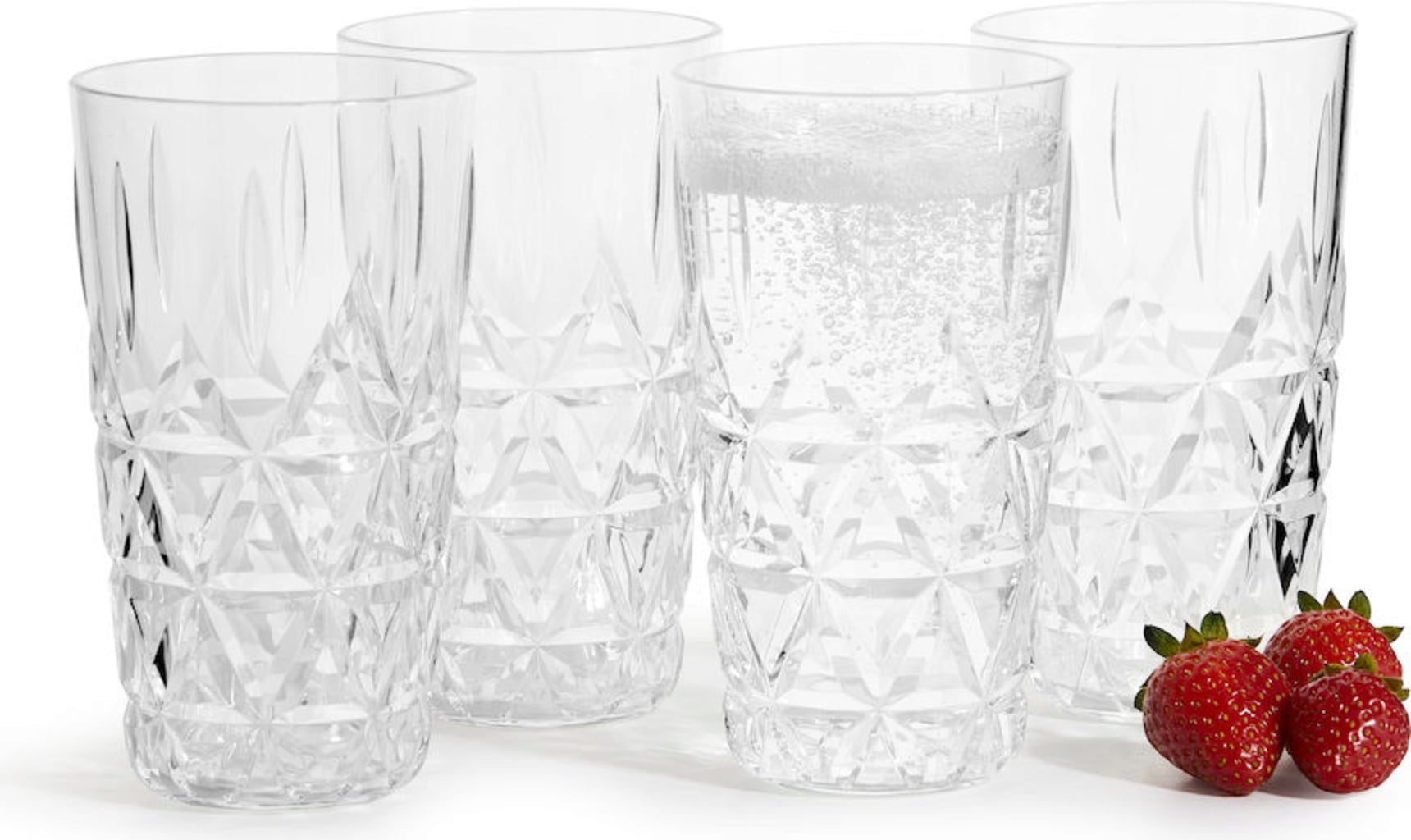 Picnic - Bicchieri da 40 cl, Set di 4 Pezzi - 1 set